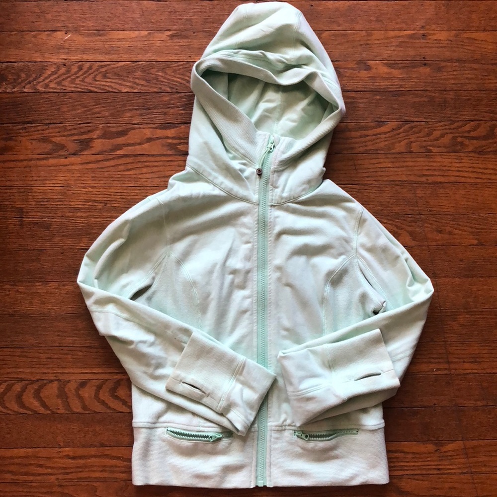Lululemon mint green hoodie size 8